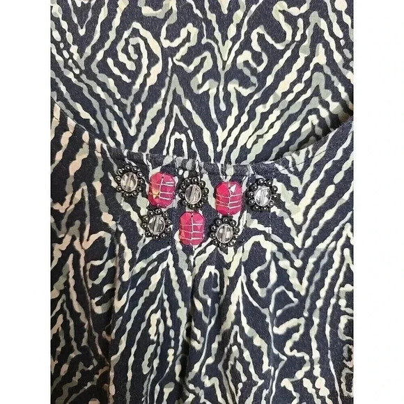 Ruby Rd. Womens Pullover Top Size 2x Beaded Front Cruisewear Casual Comfortable - Picture 2 of 6